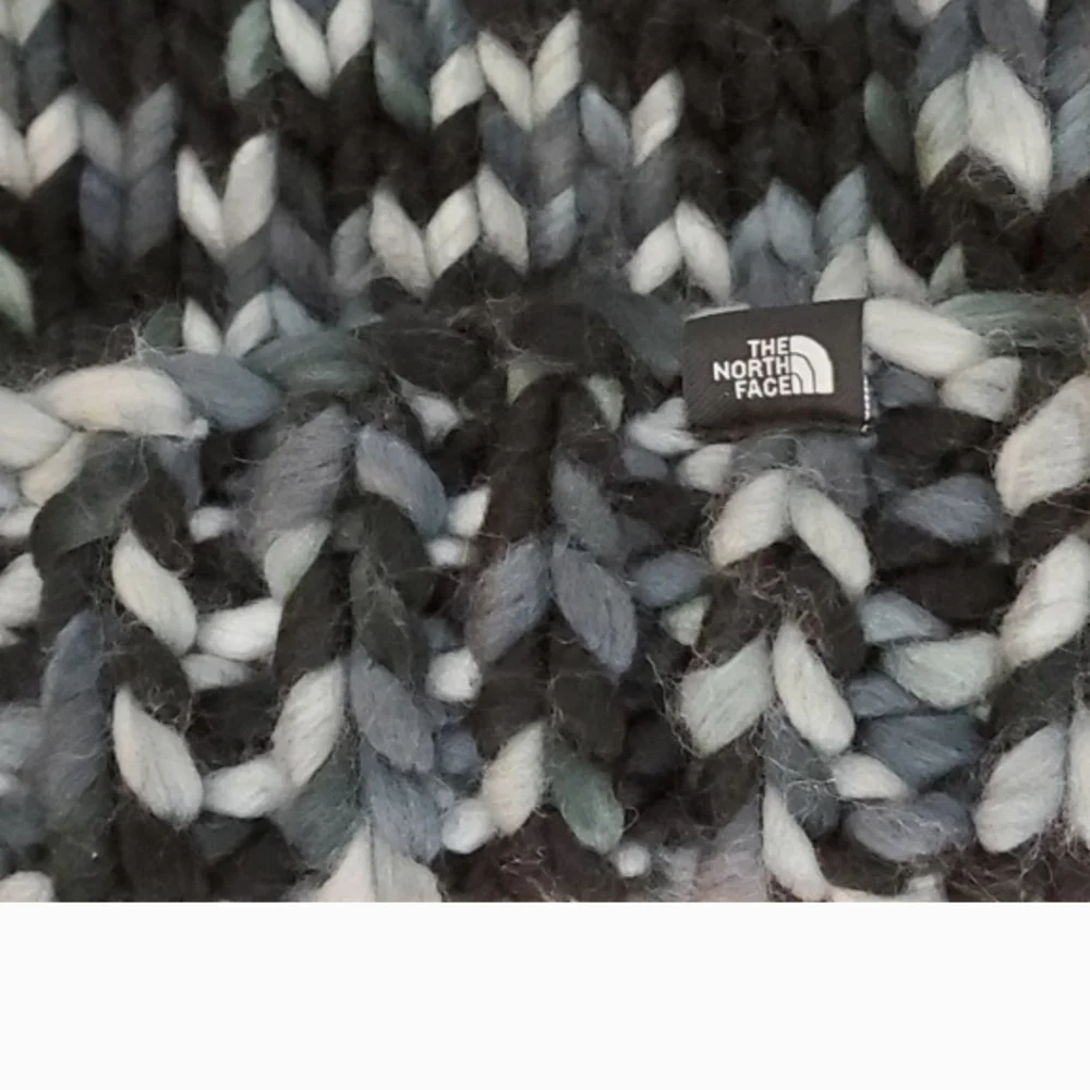 The North Face Black White Chunky Knit Beanie #HAT5